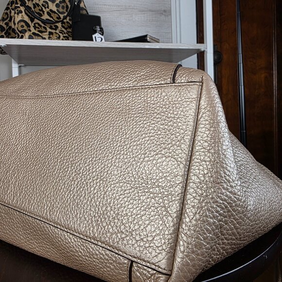 Coach Ava Chain Tote Rose Gold with Silver Hardware F35868 - Picture 10 of 15